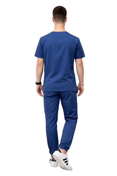Męski komplet medyczny Cherokee Stretch w granatowym kolorze