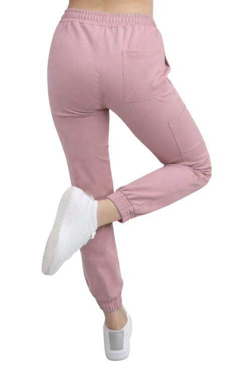 Casual Premium joggery medyczne w pudrowym różu.png