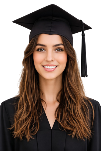 Czapka abosolwenta studencka biret ucznia.png