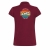 Koszulka polo damska bordowa krótki rękaw z własnym nadrukiem kreator online tył.jpg