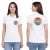 Koszulka polo damska biała krótki rękaw z własnym nadrukiem kreator online.jpg
