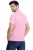Koszulka polo męska krótki rękaw różowa widok z tyłu.png