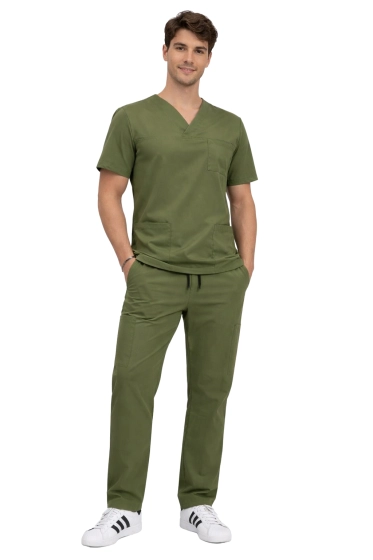 Set medico maschile oliva BASIC PREMIUM