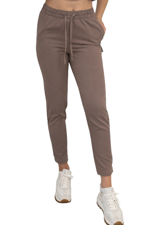 Spodnie medyczne damskie cappucino BASIC PREMIUM