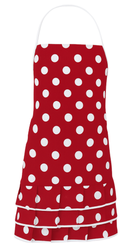 Czerwony fartuch kuchenny dla dorosłych
