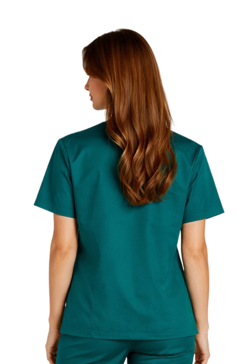 Bluza chirurgiczna damska w kolorze morskim