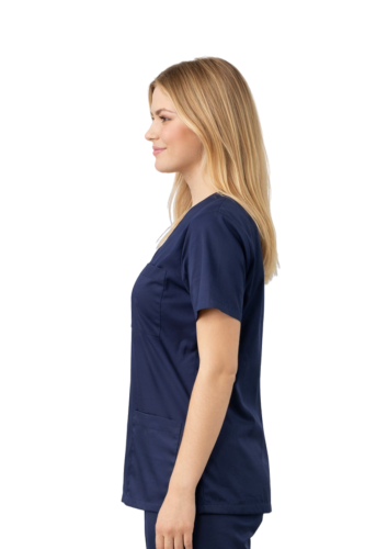 FLEX granatowa bluza chirurgiczna damska