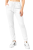 Białe elastyczne spodnie joggery medyczne FLEX