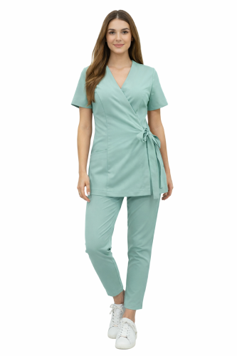 Komplet medyczny  kosmetyczny basic premium w kolorze miętowym.png