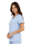 Damska bluza medyczna BASIC PREMIUM w kolorze niebieskim_bok.png