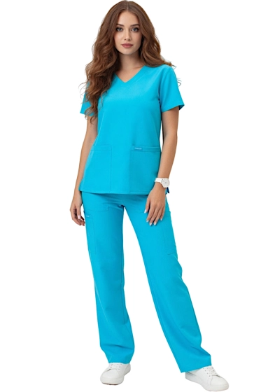 Set medico da donna turchese Cherokee Originals Ultra PROTX2®
