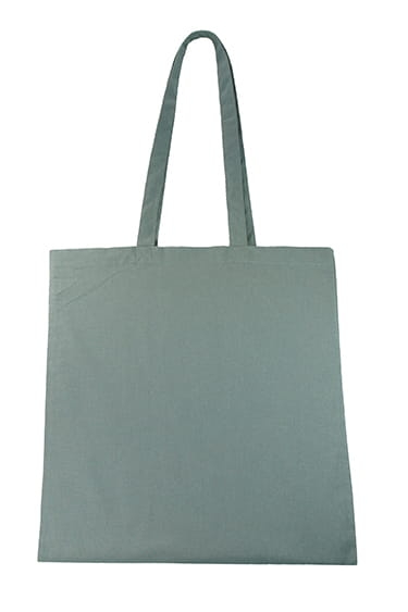 Borsa in cotone grigia riutilizzabile