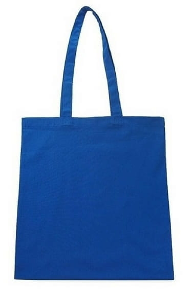 Borsa in cotone blu riutilizzabile