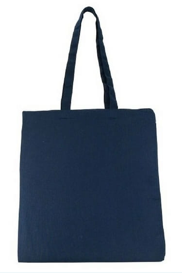 Borsa in cotone blu navy riutilizzabile