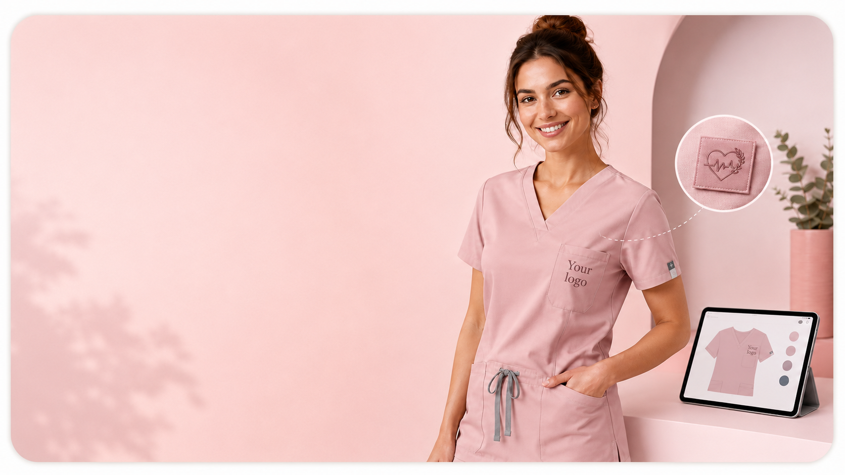 Stampa DTF personalizzata sull’abbigliamento medicale