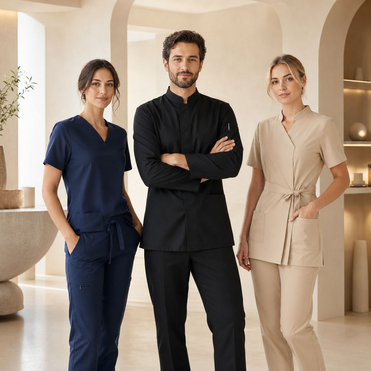 Abbigliamento da lavoro professionale medico, per la ristorazione e l'estetica di ModernBHP