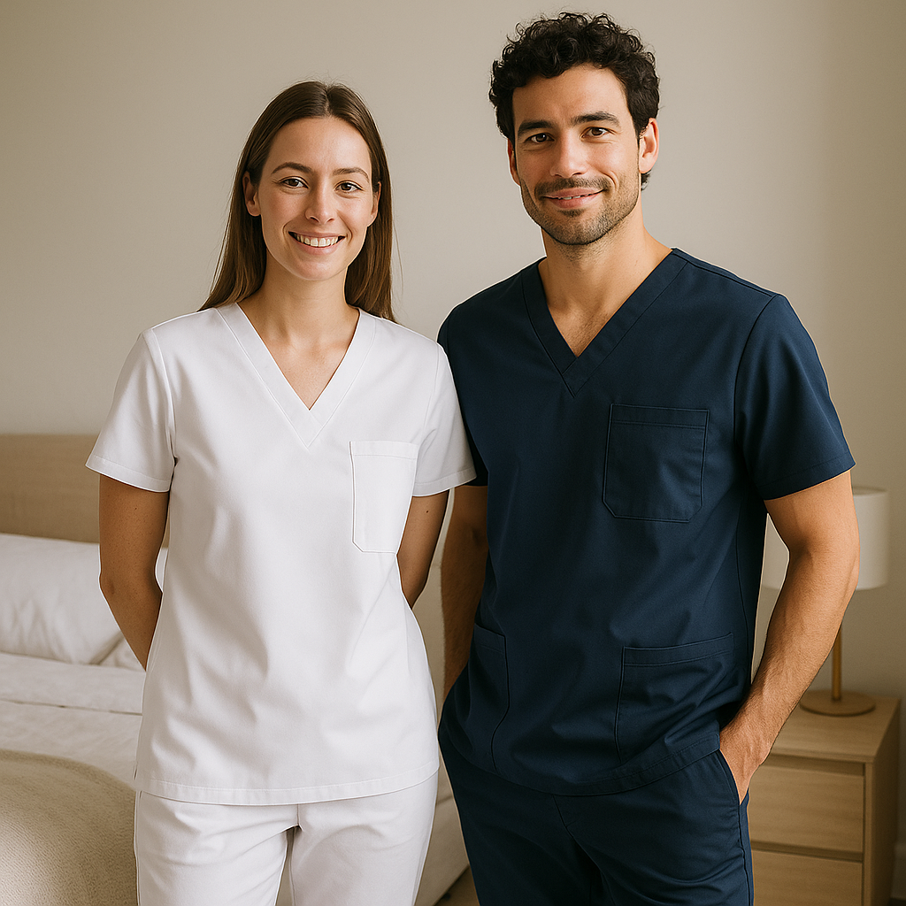 Come scegliere l'abbigliamento medico per orari di lavoro flessibili: guardaroba minimale e massimo comfort