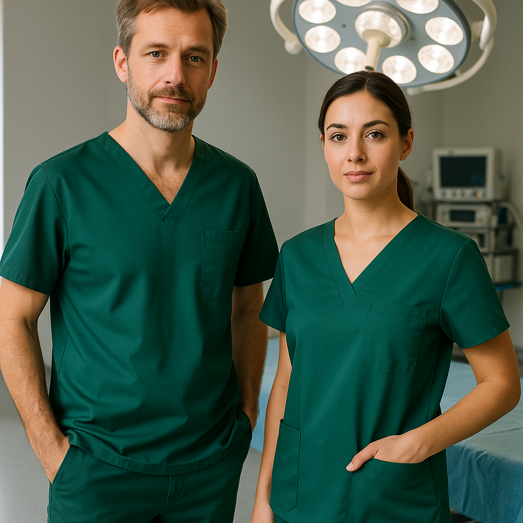 Come scegliere l'abbigliamento medico per lavorare sotto luce chirurgica: comfort ed estetica