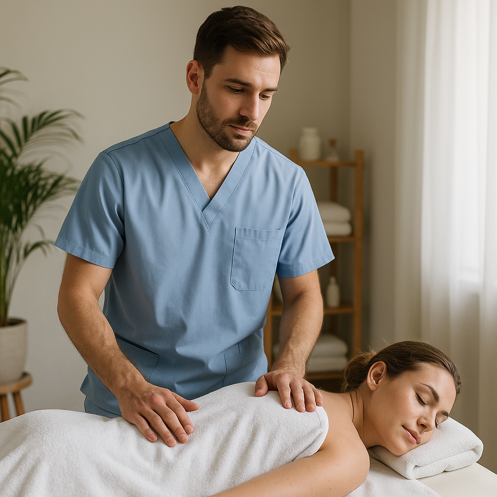 Abbigliamento medico per massaggiatori: morbidezza o traspirabilità? Ecco cosa scegliere per il massimo comfort