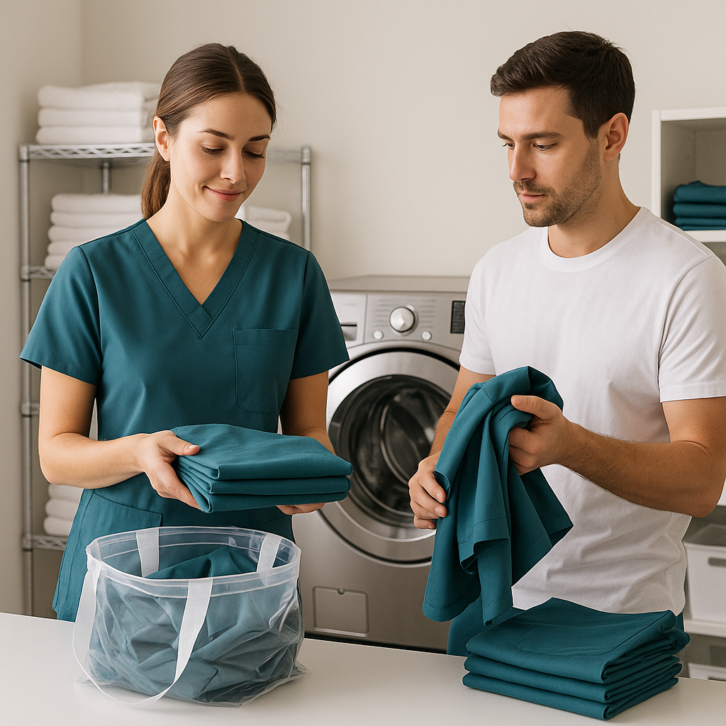 Come preparare l'abbigliamento medico per il lavoro: trasporto, scorte e igiene